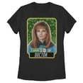 thumbnail image 1 of Women's Star Trek: The Next Generation St. Patrick's Day Lucky Doctor Beverly Crusher  Graphic Tee Black Large, 1 of 4