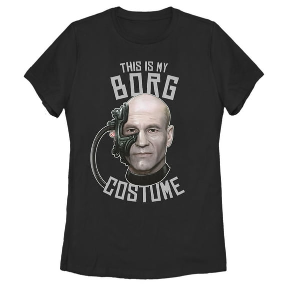 Women's Star Trek: The Next Generation This is My Borg Costume Graphic Tee Black Medium
