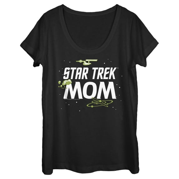 Women's Star Trek: The Original Series Original Mom Graphic Tee Black Large