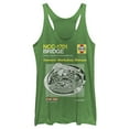 thumbnail image 1 of Women's Star Trek: The Original Series USS Enterprise NC-1701 Bridge Owners Manual  Racerback Tank Top Envy Green X Small, 1 of 4