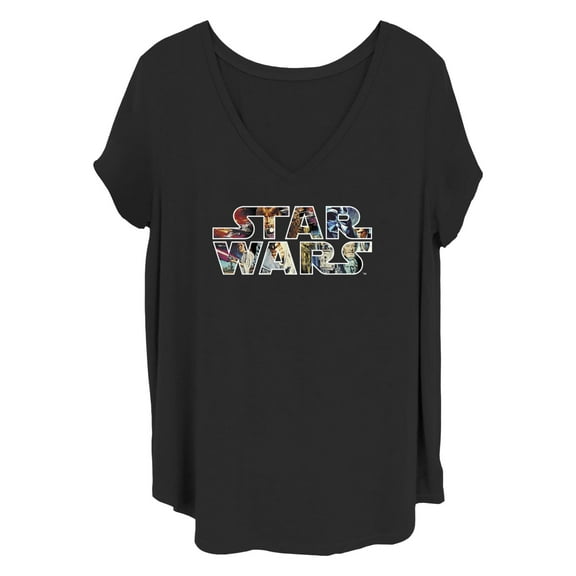 Women's Star Wars: A New Hope Classic Poster Logo Graphic T-Shirt