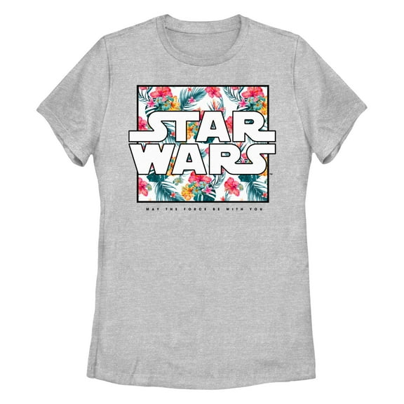 Women's Star Wars: A New Hope Floral Box  Graphic T-Shirt