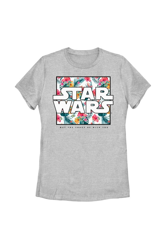 Women's Star Wars: A New Hope Floral Box Graphic T-Shirt