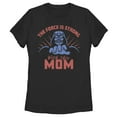 thumbnail image 1 of Women's Star Wars: A New Hope Force Is Strong With Mom  Graphic Tee Black Medium, 1 of 4