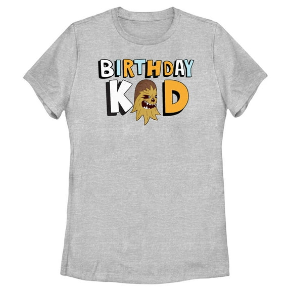 Women's Star Wars Chewbacca Birthday Kid Graphic T-Shirt