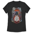 thumbnail image 1 of Women's Star Wars Darth Vader Death Star Pinball  Graphic Tee Black X Large, 1 of 3
