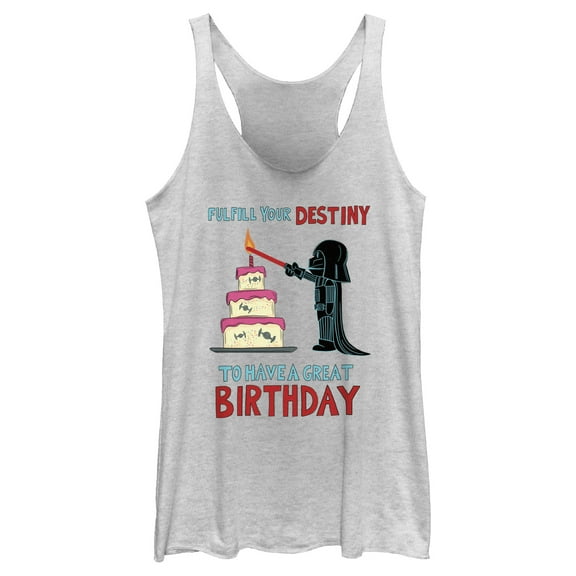 Women's Star Wars Darth Vader Fulfill Your Destiny  Racerback Tank Top