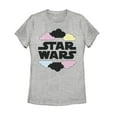 thumbnail image 1 of Women's Star Wars Fluffy Cloud Logo Graphic Tee Athletic Heather X Large, 1 of 3
