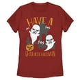 thumbnail image 1 of Women's Star Wars Ghoulactic Halloween Stormtrooper  Graphic Tee Red Small, 1 of 4