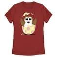 thumbnail image 1 of Women's Star Wars Happy Easter Egg Porg Style  Graphic Tee Red 2X Large, 1 of 4