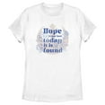 thumbnail image 1 of Women's Star Wars Hope Is Not Lost Today It Is Found, Princess Leia Graphic Tee White Large, 1 of 4