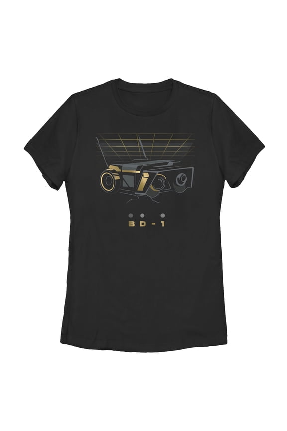 Women's Star Wars Jedi: Fallen Order BD-1 Droid Graphic Tee Black Small