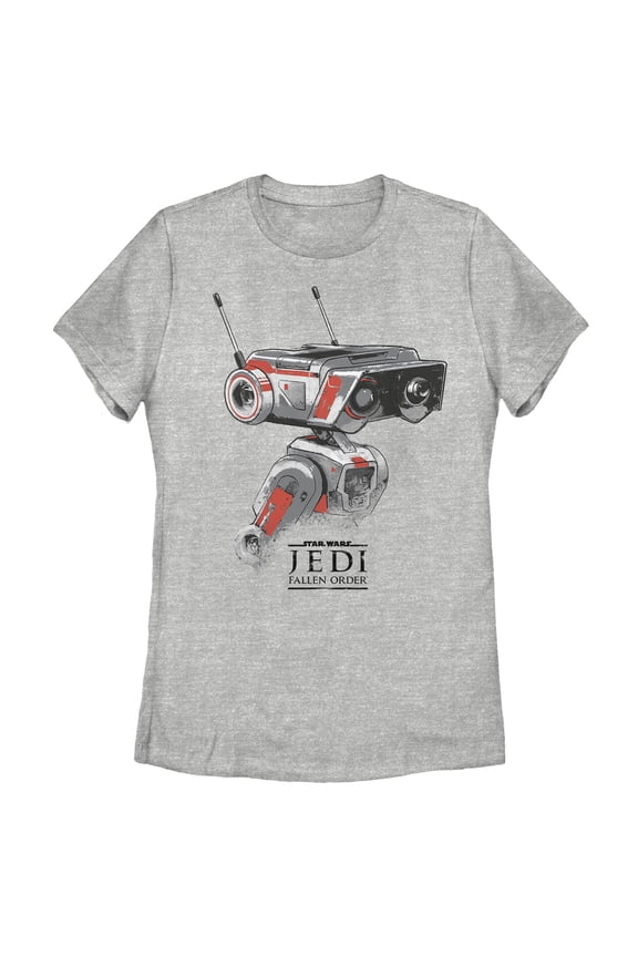 Women's Star Wars Jedi: Fallen Order BD-1 Grunge  Graphic Tee Athletic Heather Medium