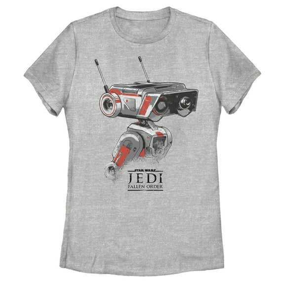Women's Star Wars Jedi: Fallen Order BD-1 Grunge Graphic Tee Athletic Heather Medium