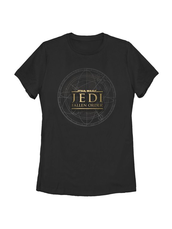 Women's Star Wars Jedi: Fallen Order Celestial Map Graphic Tee Black Medium