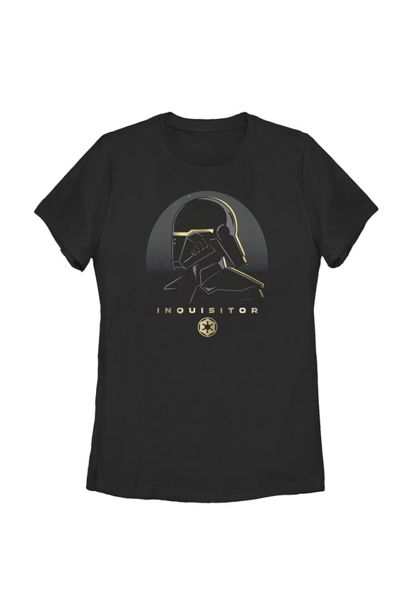 Women's Star Wars Jedi: Fallen Order Empire's Inquisitor Graphic Tee Black Small