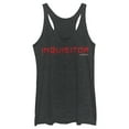 thumbnail image 1 of Women's Star Wars Jedi: Fallen Order Inquisitor Label  Racerback Tank Top Black Heather Small, 1 of 3