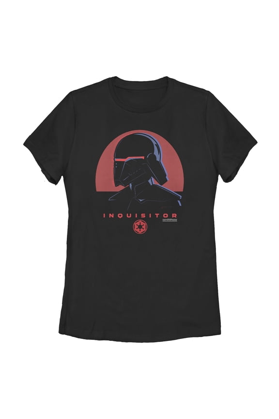 Women's Star Wars Jedi: Fallen Order Inquisitor Profile Graphic Tee Black Small