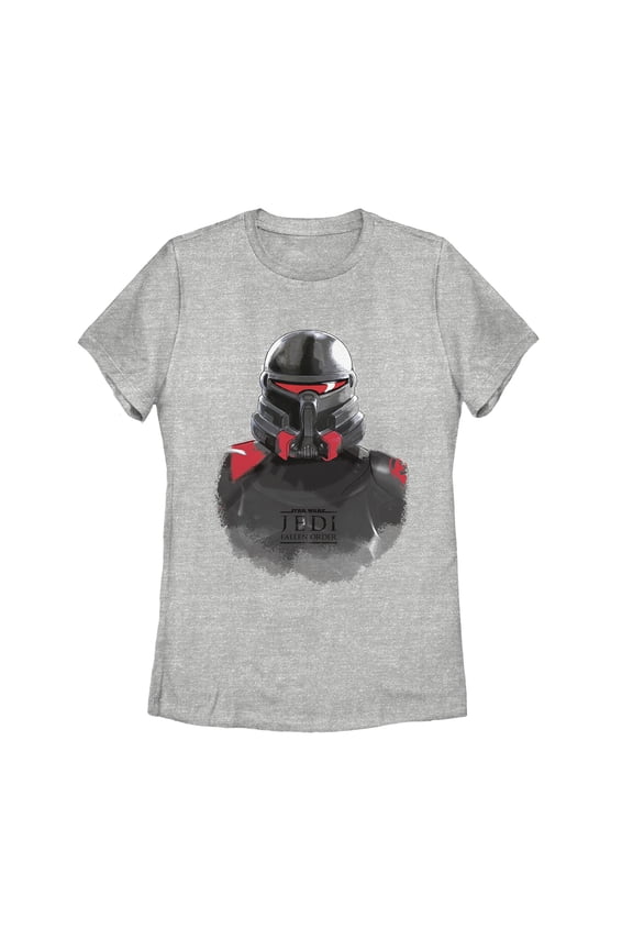 Women's Star Wars Jedi: Fallen Order Purge Trooper Watercolor Graphic Tee Athletic Heather 2X Large