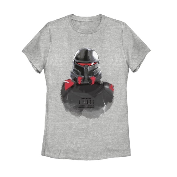 Women's Star Wars Jedi: Fallen Order Purge Trooper Watercolor Graphic Tee Athletic Heather X Large