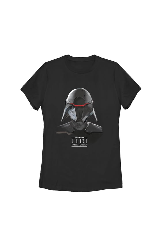 Women's Star Wars Jedi: Fallen Order Second Sister Mask  Graphic Tee Black X Large
