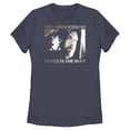 thumbnail image 1 of Women's Star Wars: Obi-Wan Kenobi Darth Vader vs Kenobi Peace is the Way Graphic Tee Navy Blue X Large, 1 of 4