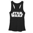 thumbnail image 1 of Women's Star Wars Simple Logo  Racerback Tank Top Black Heather Medium, 1 of 3