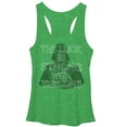 thumbnail image 1 of Women's Star Wars St. Patrick's Darth Vader Luck is Strong Racerback Tank Top Envy Green X Large, 1 of 3