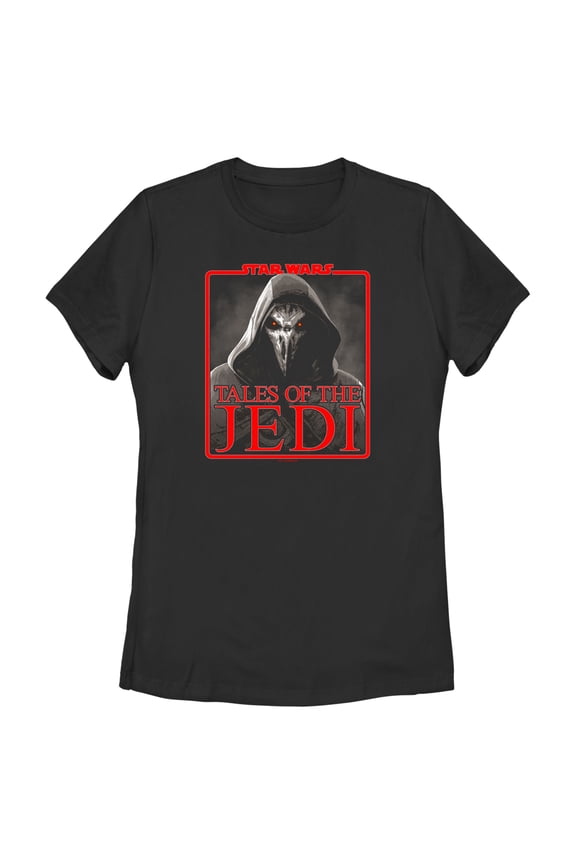 Women's Star Wars: Tales of the Jedi The Inquisitor Logo Graphic Tee Black Small