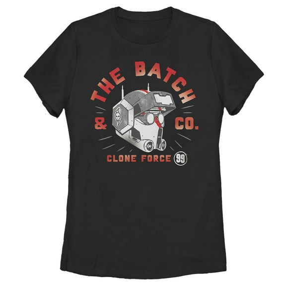Women's Star Wars: The Bad Batch Clone Force 99 & Co.  Graphic Tee Black X Large