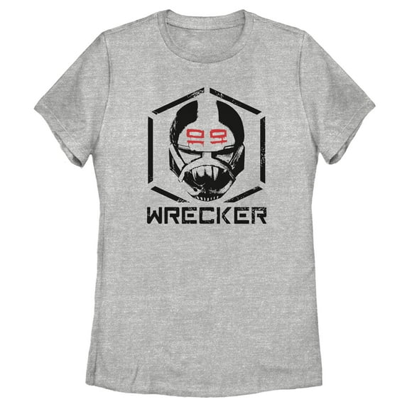Women's Star Wars: The Bad Batch Wrecker Graphic Tee Athletic Heather Large