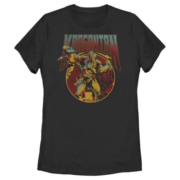 Women's Star Wars: The Book of Boba Fett Krrsantan Can't Get Away From Me  Graphic Tee Black 2X Large