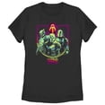 thumbnail image 1 of Women's Star Wars: The Book of Boba Fett The Armorer Din and Boba Graphic Tee Black Medium, 1 of 4
