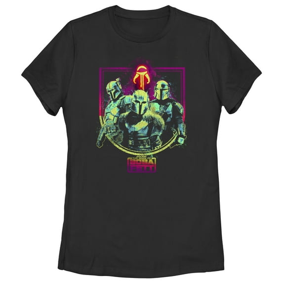 Women's Star Wars: The Book of Boba Fett The Armorer Din and Boba Graphic Tee Black Small