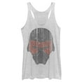 thumbnail image 1 of Women's Star Wars The Force Awakens Kylo Ren Mask  Racerback Tank Top White Heather Medium, 1 of 3