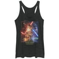 thumbnail image 1 of Women's Star Wars The Force Awakens Movie Poster  Racerback Tank Top Black Heather X Large, 1 of 3