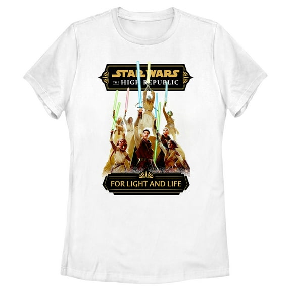 Women's Star Wars The High Republic Jedi For Light and Life  Graphic Tee White X Large