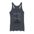 thumbnail image 1 of Women's Star Wars The Last Jedi Rey Member  Racerback Tank Top Navy Blue Heather 2X Large, 1 of 3
