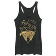 thumbnail image 1 of Women's Star Wars The Last Jedi Rule the Galaxy Racerback Tank Top Black Heather Medium, 1 of 3