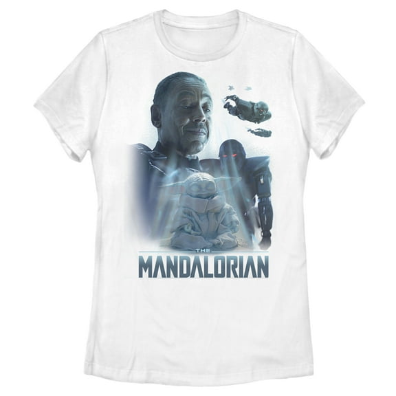 Women's Star Wars: The Mandalorian Gideon Captured  Graphic Tee White X Large