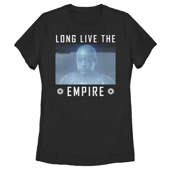 Women's Star Wars: The Mandalorian Gideon Hologram Instructions  Graphic Tee Black 2X Large