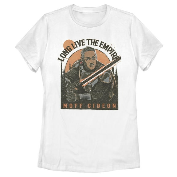Women's Star Wars: The Mandalorian Gideon Imperial Remnant  Graphic Tee White Small