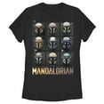 thumbnail image 1 of Women's Star Wars: The Mandalorian Helmet Box Up  Graphic Tee Black Large, 1 of 3