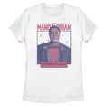 thumbnail image 1 of Women's Star Wars: The Mandalorian Karga Your Only Hope  Graphic Tee White Medium, 1 of 5