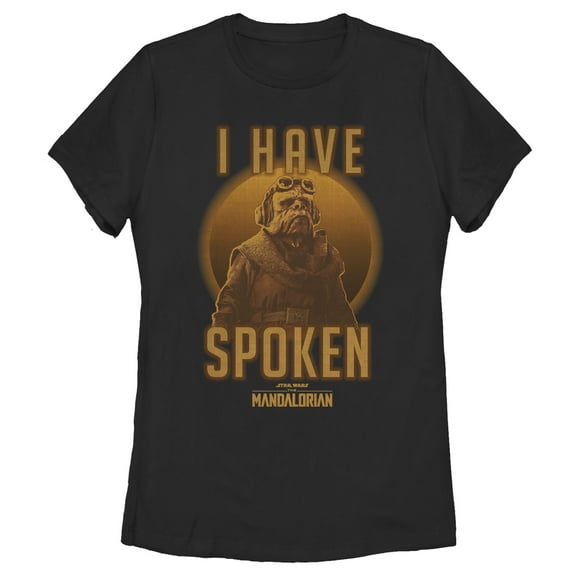Women's Star Wars: The Mandalorian Kuiil I Have Spoken  Graphic Tee Black X Large