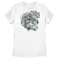 thumbnail image 1 of Women's Star Wars: The Mandalorian May the Fourth Be With You  Graphic Tee White Small, 1 of 5