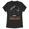 thumbnail image 1 of Women's Star Wars: The Mandalorian Moff Gideon Portrait Graphic Tee Black X Large, 1 of 4