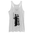 thumbnail image 1 of Women's Star Wars: The Mandalorian Moff Gideon  Racerback Tank Top White Heather X Small, 1 of 4
