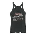 thumbnail image 1 of Women's Star Wars: The Mandalorian TIE Fighter Grid  Racerback Tank Top Black Heather Small, 1 of 3