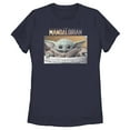 thumbnail image 1 of Women's Star Wars: The Mandalorian The Child Bassinet  Graphic Tee Navy Blue Medium, 1 of 5